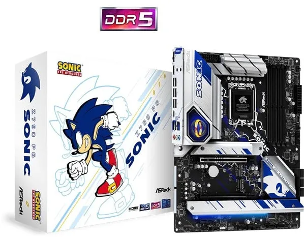 ASRock Z790 PG Sonic Emolevy - Intel Z790 - Intel LGA1700-kanta - DDR5 RAM - ATX