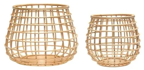 Hübsch Energy kori suuri luonnollinen, 2 kpl:n setti