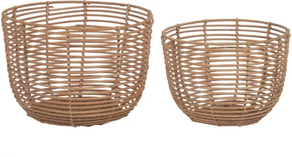 Dalina, kori, luonnollinen, H22x31x31 cm