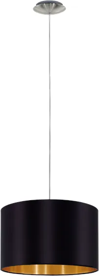 EGLO MASERLO 1 riippuvalaisin, musta/kulta