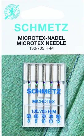 Schmetz ompelukoneen neulat Microtex 130/705 H-M koko 90 - 5 kpl